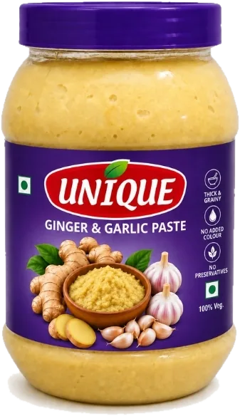 Unique Ginger & Garlic Paste 1kg jar